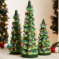 🎁🎄Retro kézzel festett asztali karácsonyfák (⏰Korlátozott mennyiségben kapható)