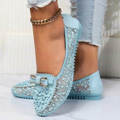 🔥Utolsó nap 50% kedvezménnyel - Elegáns, csipkés, légáteresztő női ortopéd szandál Slip On