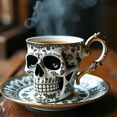 💀Királyi Koponya Kávésbögre☕