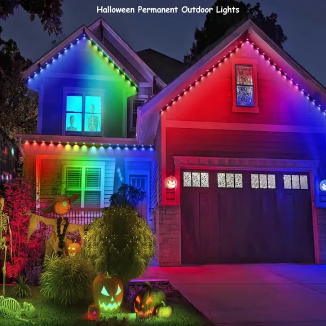 ⏰Utolsó napi kiárusítás🌈 Intelligens Rainbow LED állandó kültéri világítás
