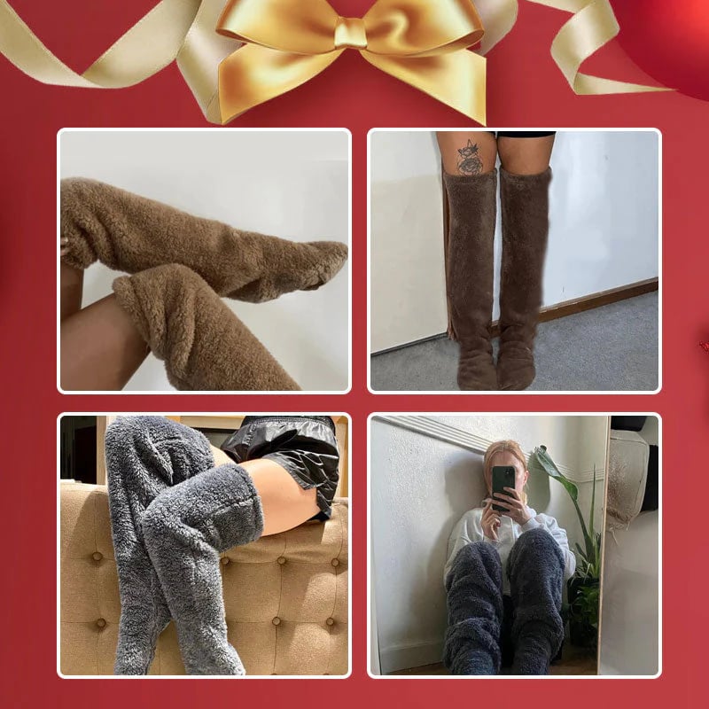 ⏰Karácsonyi akció 49% kedvezménnyel!!💥Libatoll térdzokni karácsonyra🎄