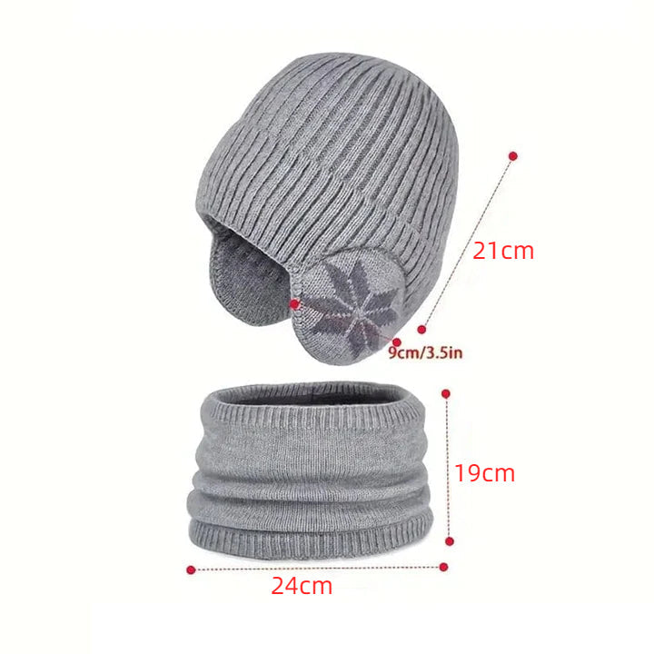 ☃️Téli kiárusítás 1 ingyenes vásárlás 1❄️téli gyapjú sapka sálkészletek meleg kötött sapka
