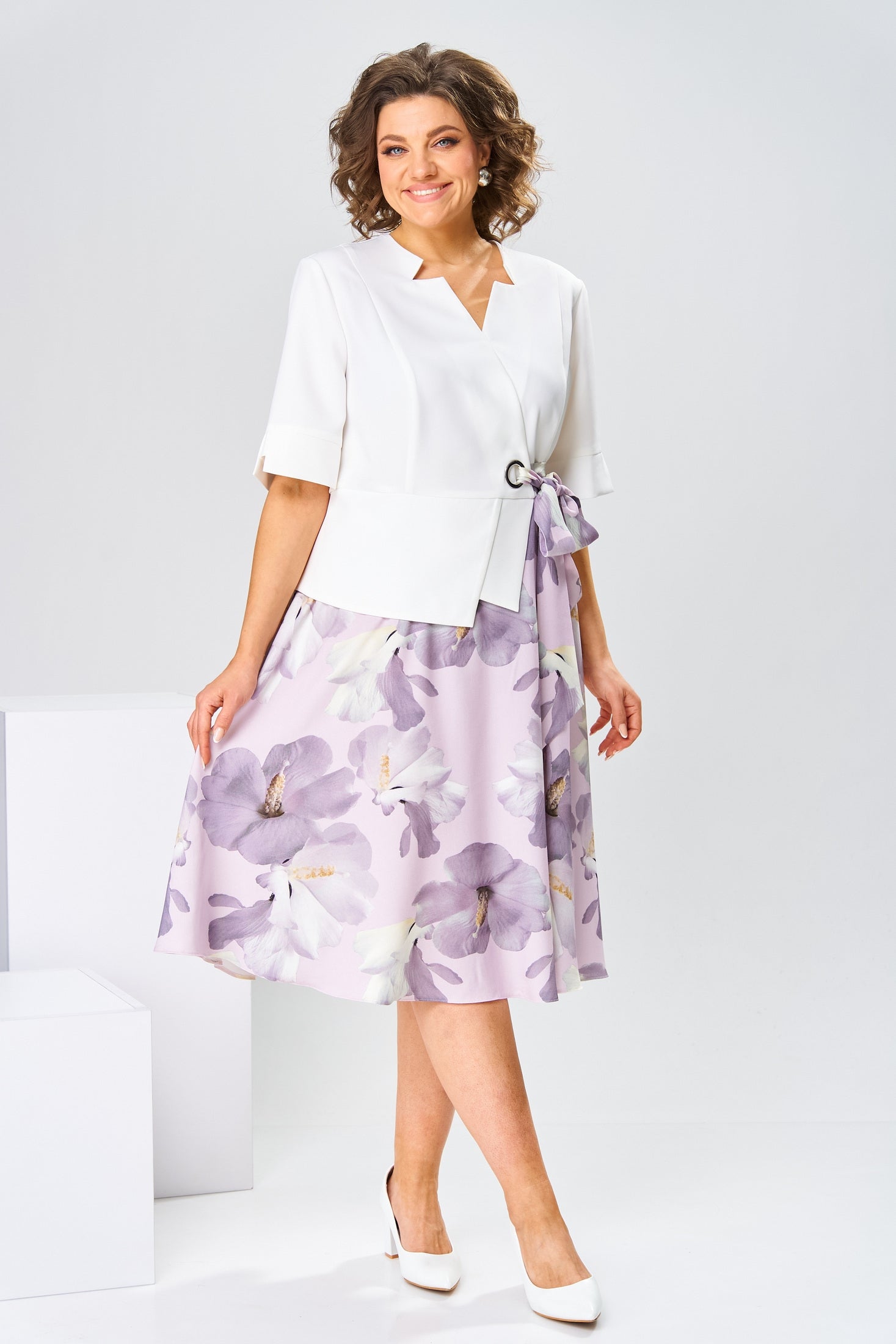 🌸[S-5XL] Kiváló minőségű pamut és selyem ruha