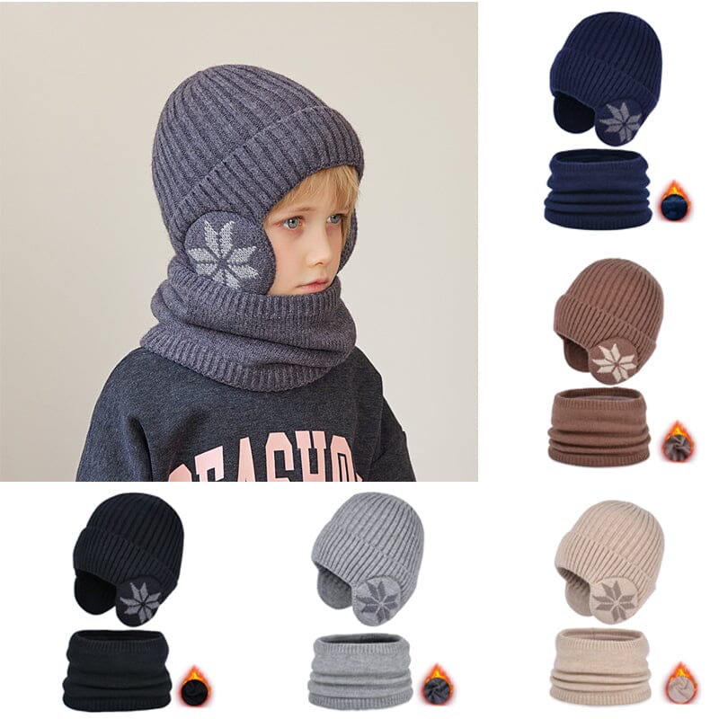 ☃️Téli kiárusítás 1 ingyenes vásárlás 1❄️téli gyapjú sapka sálkészletek meleg kötött sapka