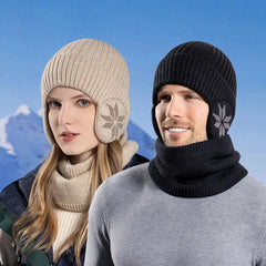 ☃️Téli kiárusítás 1 ingyenes vásárlás 1❄️téli gyapjú sapka sálkészletek meleg kötött sapka