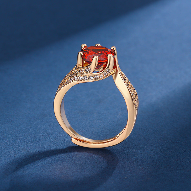 💎50% kedvezmény💍3 karátos Super Flash Moissanite gyűrű