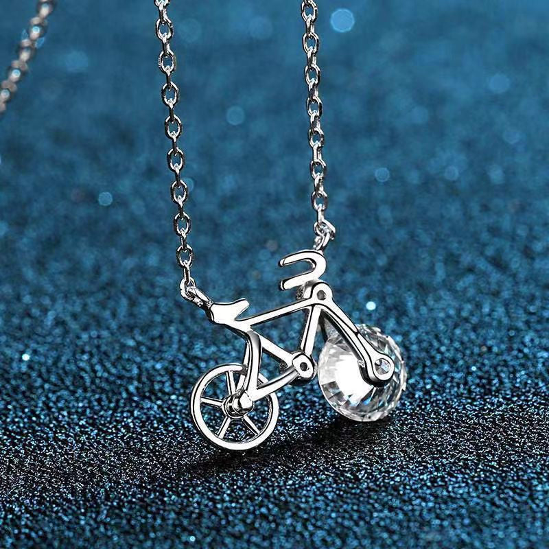 💎55% kedvezmény💎Elegáns kerékpáros medál nyaklánc nőknek