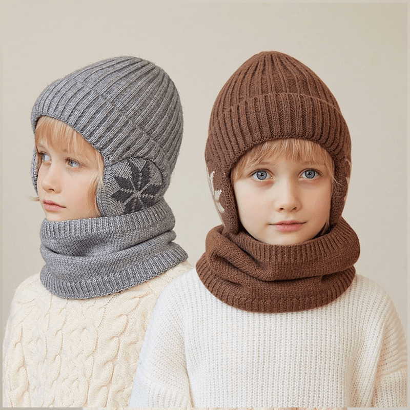 ☃️Téli kiárusítás 1 ingyenes vásárlás 1❄️téli gyapjú sapka sálkészletek meleg kötött sapka