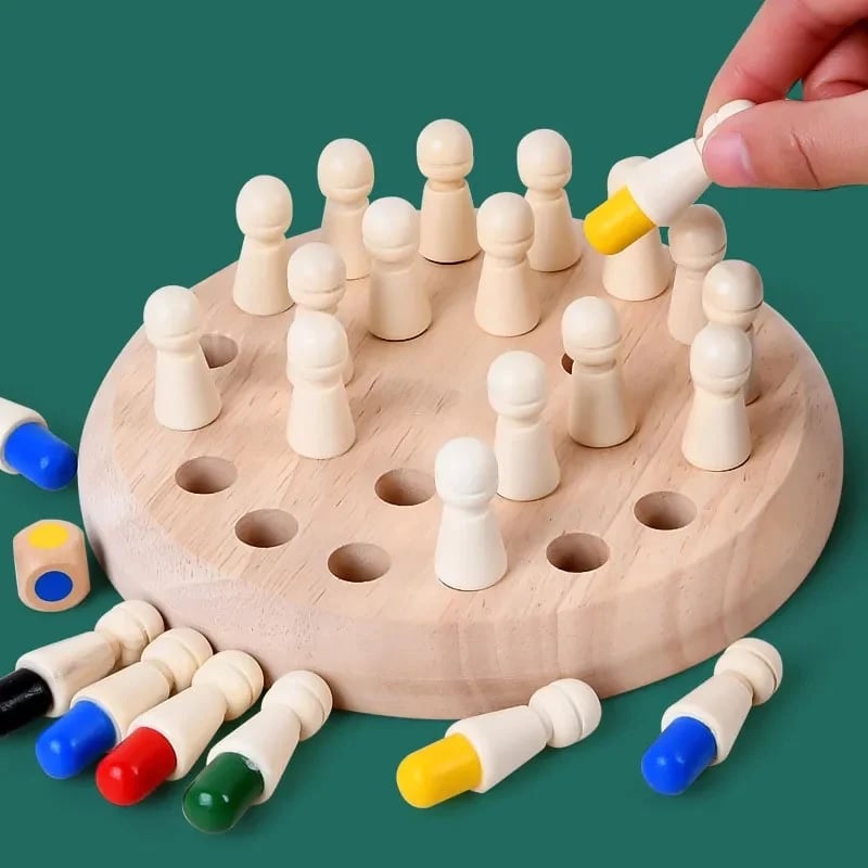 🔥Utolsó nap 49% KEDVEZMÉNY🔥Fából készült Memory Match Stick sakk
