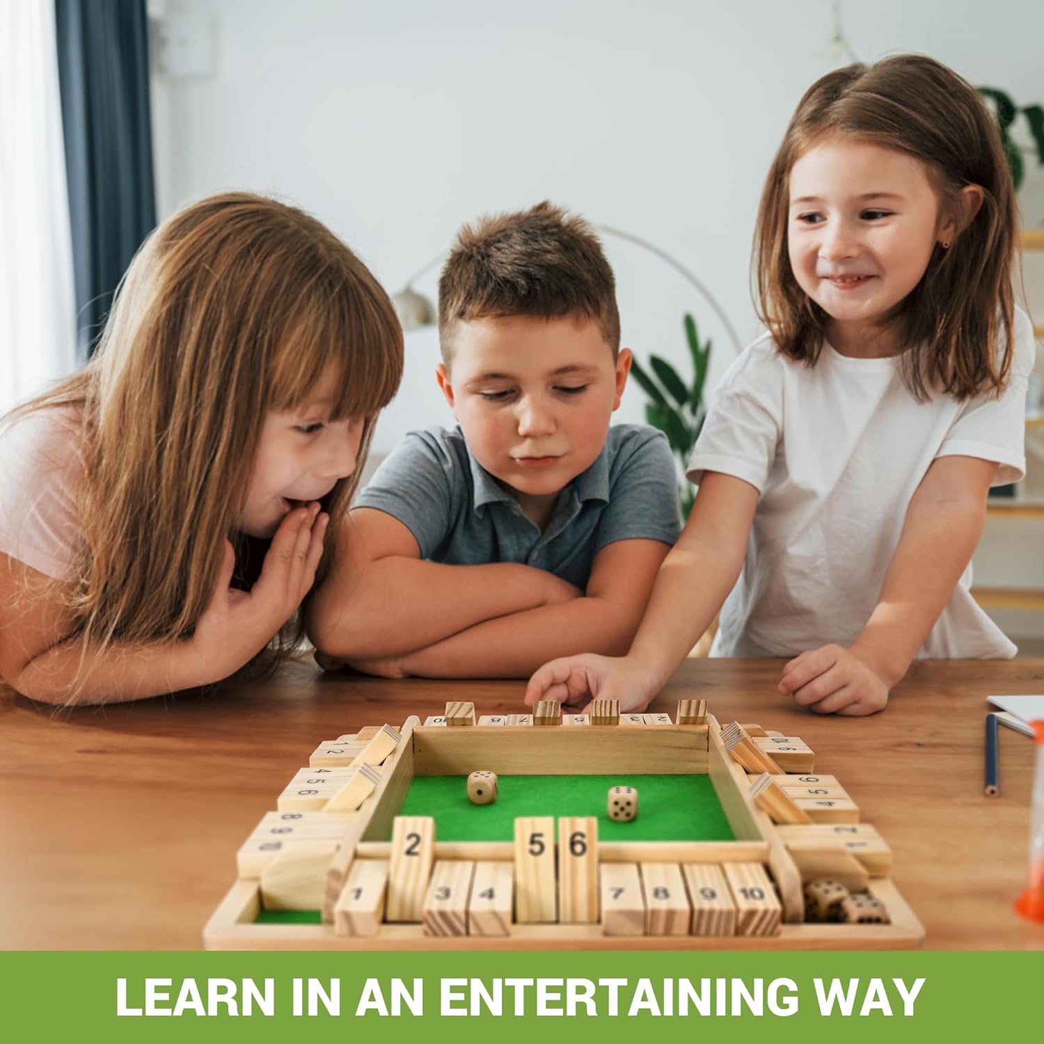 VICCES CSALÁDI JÁTÉKOK-Shut The Box Társasjáték🎲