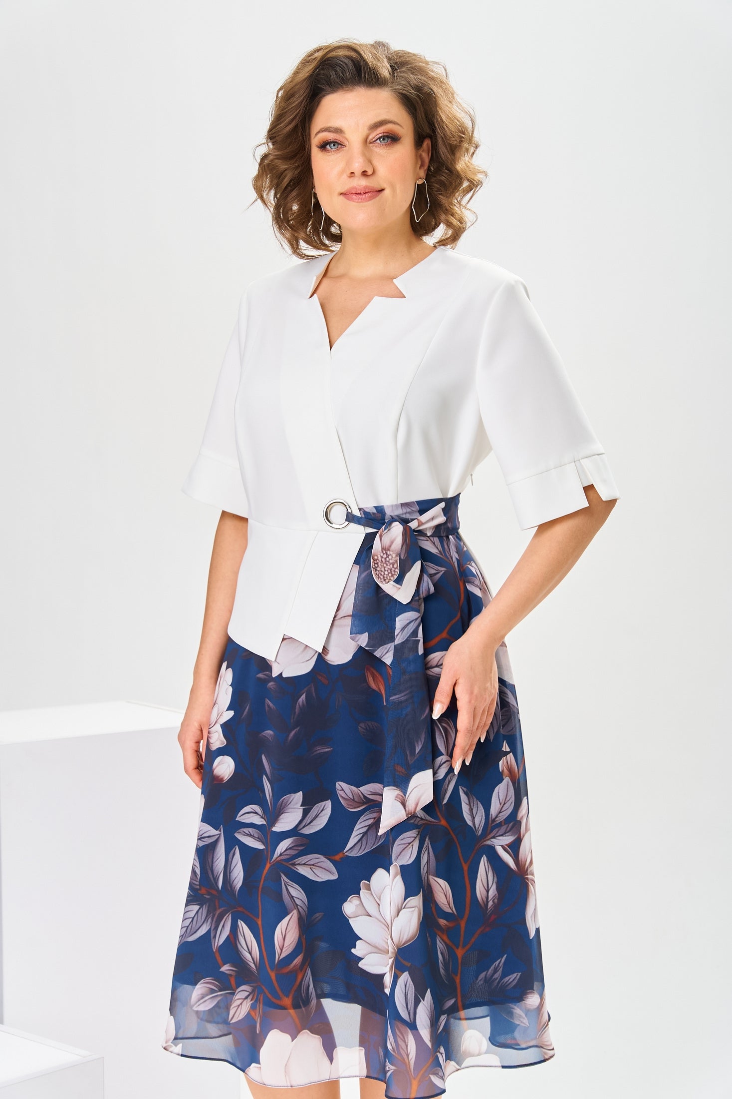 🌸[S-5XL] Kiváló minőségű pamut és selyem ruha