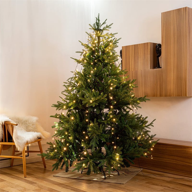 🎁Karácsonyi korai akció 50% kedvezménnyel🎄Karácsonyfa vízesés fények gyűrű