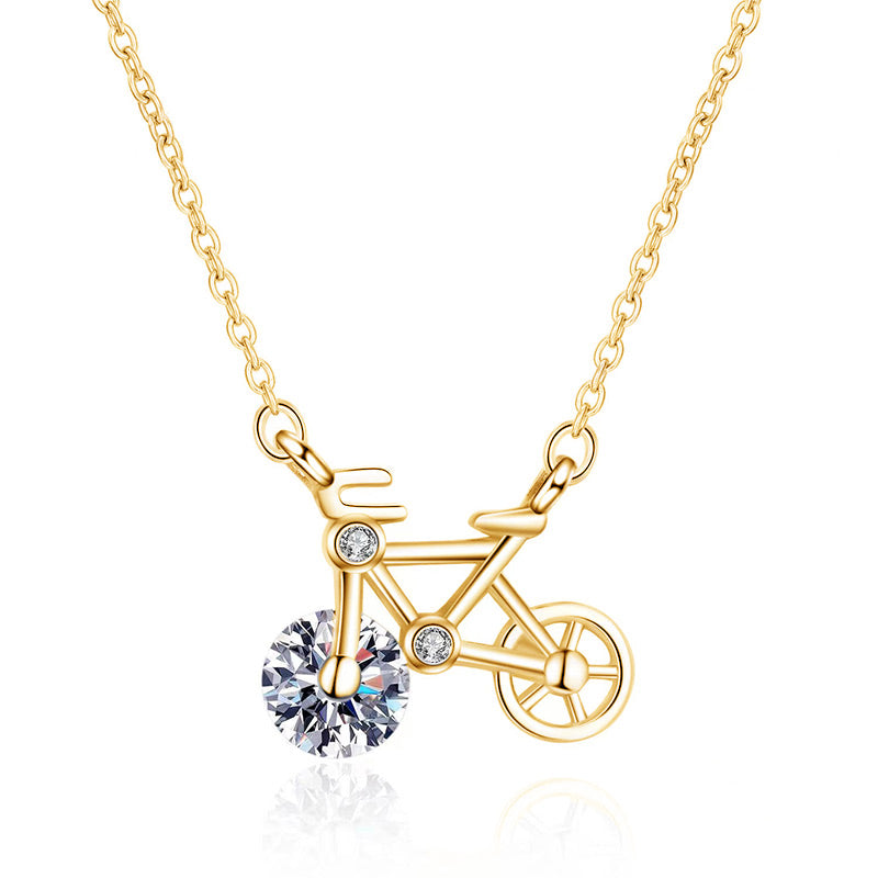 💎55% kedvezmény💎Elegáns kerékpáros medál nyaklánc nőknek