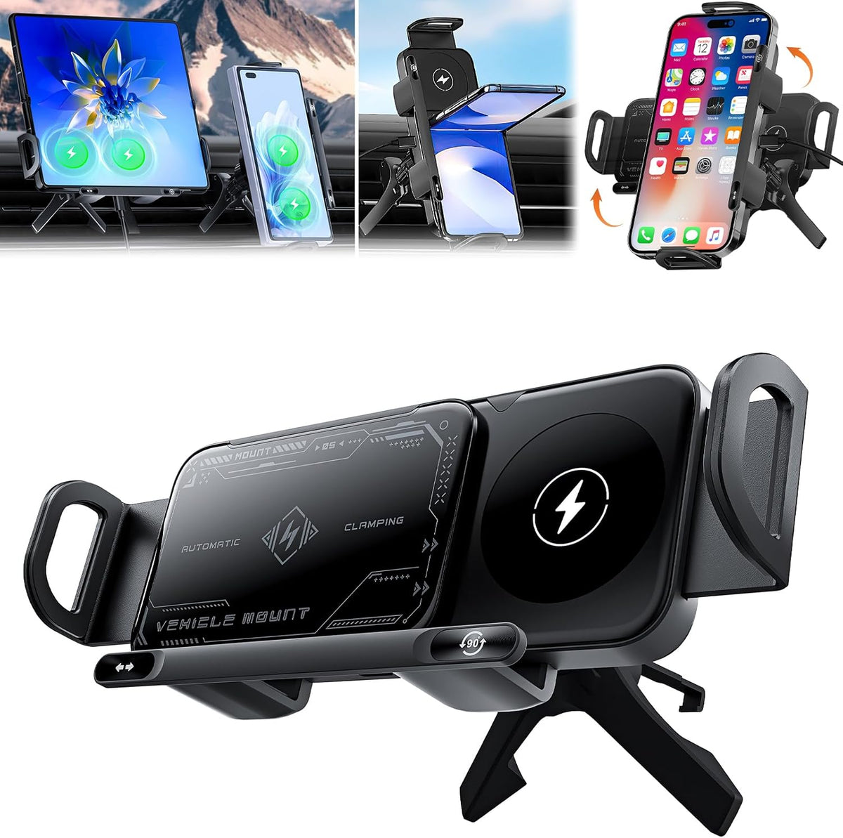 📱🚗2025 Rendkívül intelligens mobiltelefon-tartó/mobilpad