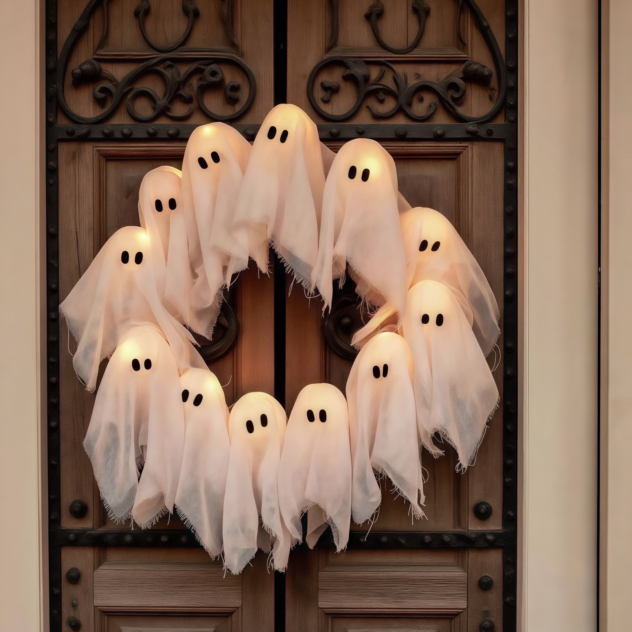 🎃2025 Halloweeni akció 49% kedvezménnyel💥Szellemkoszorú👻