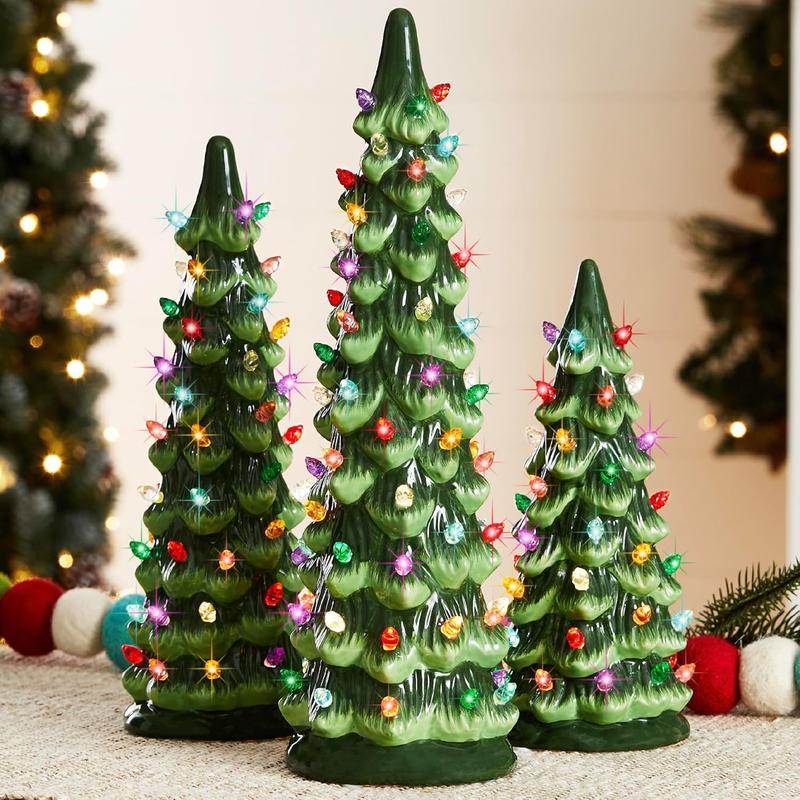 🎁🎄Retro kézzel festett asztali karácsonyfák (⏰Korlátozott mennyiségben kapható)