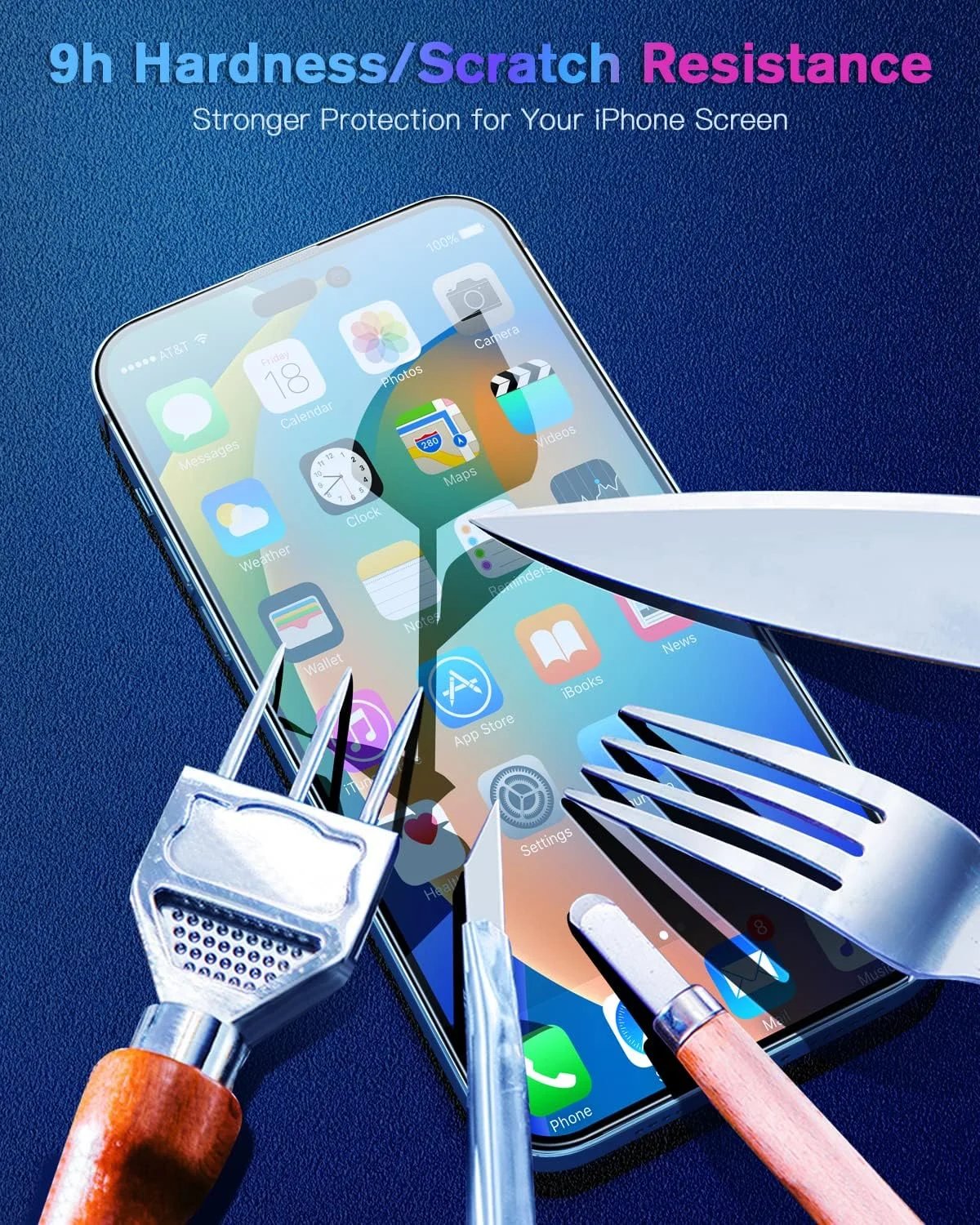 📱2024 Új, automatikusan beállító képernyővédő fólia doboz iPhone-hoz