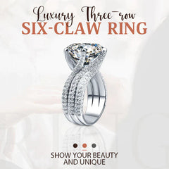 💎50% kedvezmény💍3 karátos Super Flash Moissanite gyűrű