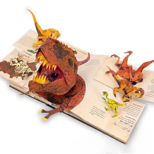 🦖3D enciklopédia Őskori dinoszauruszokról - Gyújtsd be a gyerekek intellektuális megvilágosodási útját! 📚