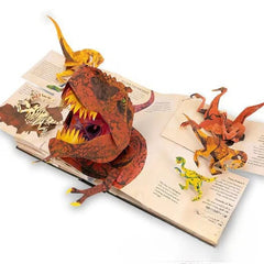 🦖3D enciklopédia Őskori dinoszauruszokról - Gyújtsd be a gyerekek intellektuális megvilágosodási útját! 📚