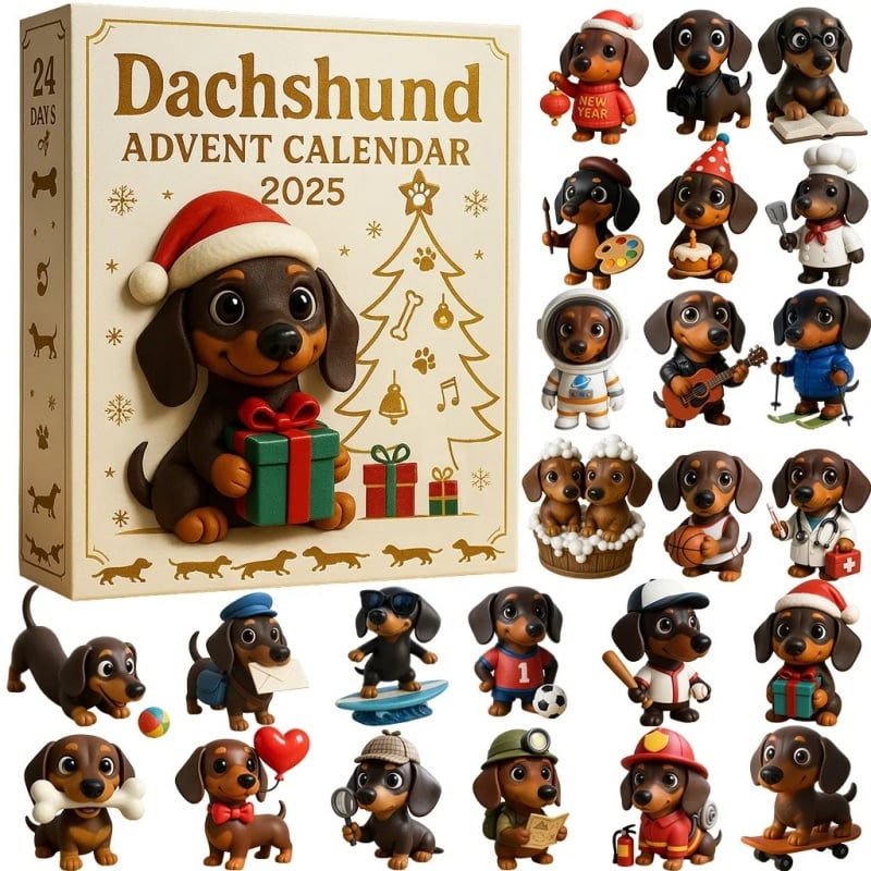 🐶 2025-ös tacskó adventi naptár 🎄