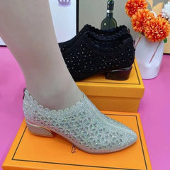 2025 új őszi divatos, vastag sarkú női cipők