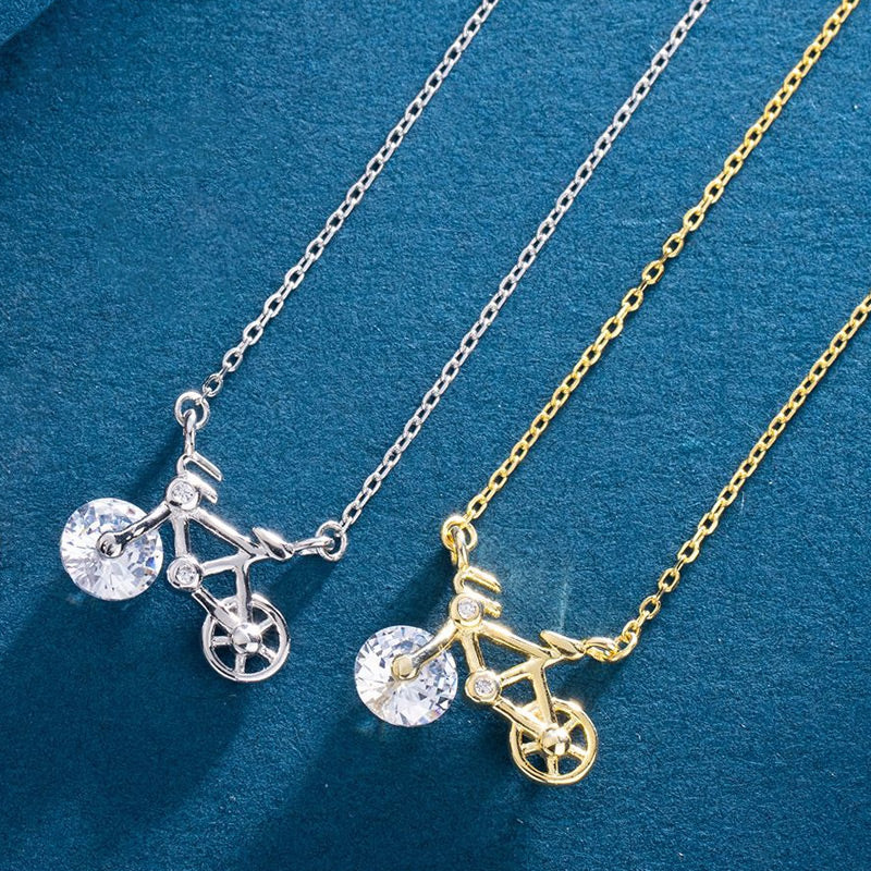 💎55% kedvezmény💎Elegáns kerékpáros medál nyaklánc nőknek