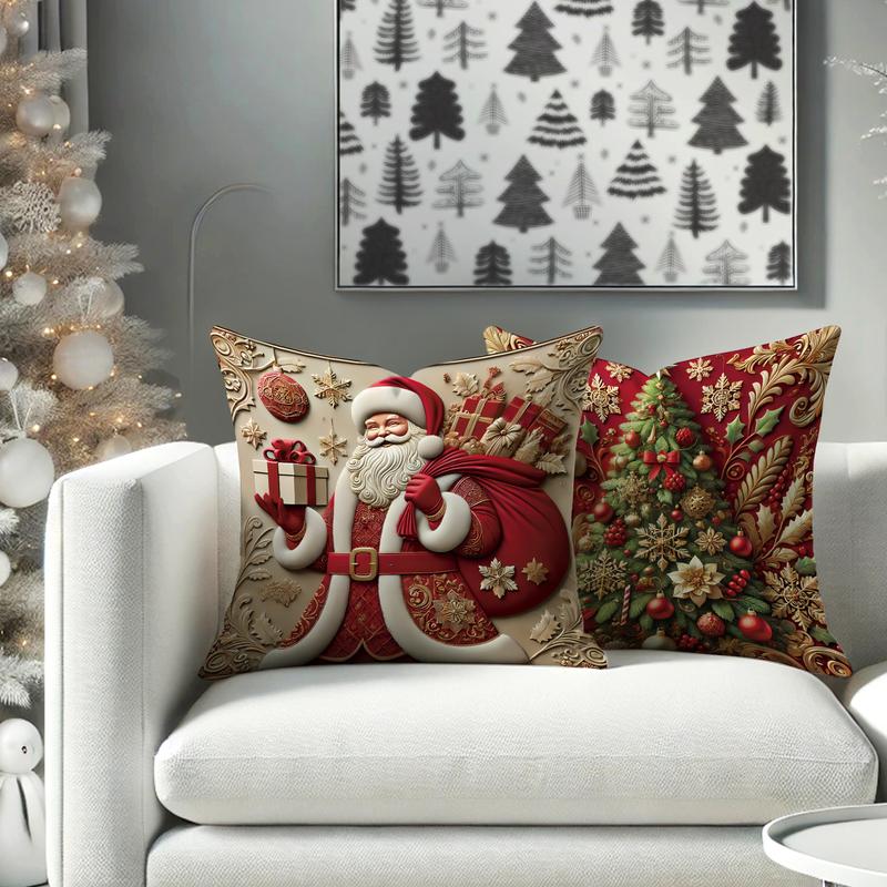 🎅Karácsonyi akció 49% kedvezmény🎄Karácsonyi témájú párnahuzat