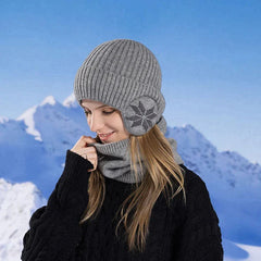 ☃️Téli kiárusítás 1 ingyenes vásárlás 1❄️téli gyapjú sapka sálkészletek meleg kötött sapka