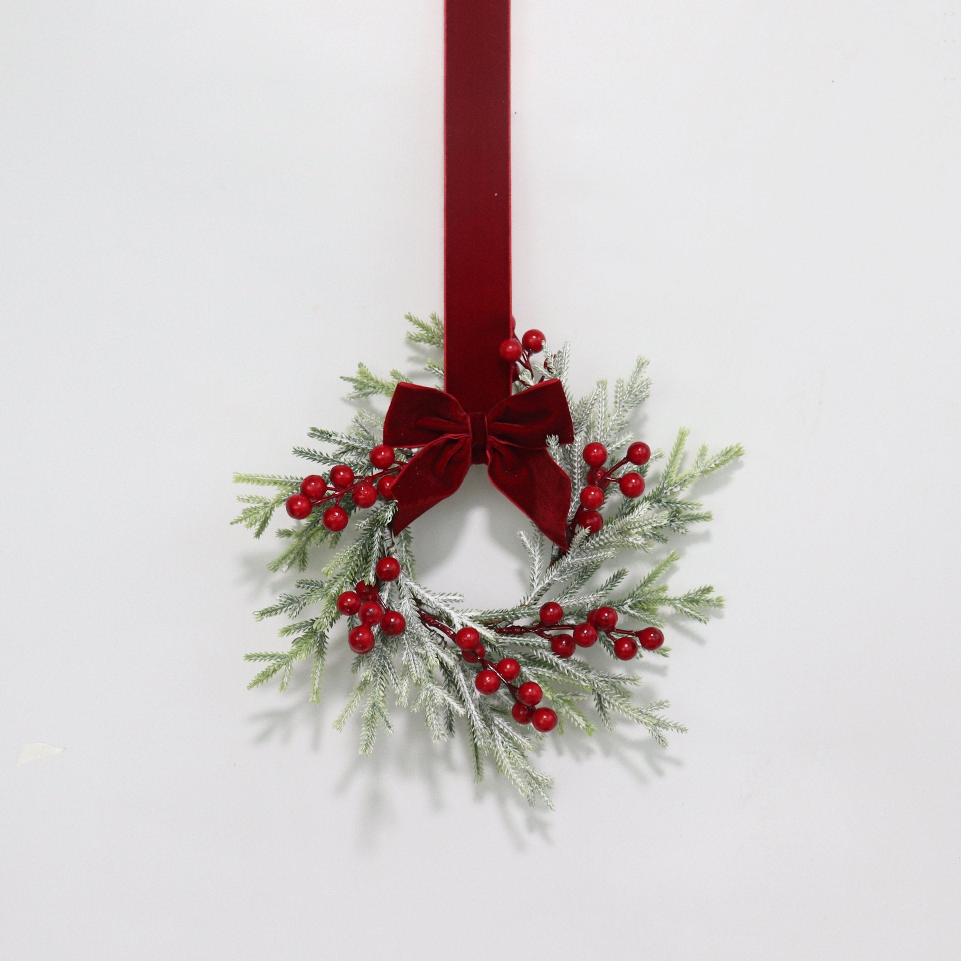 🎄Korai karácsonyi akció🔥Karácsonyi mini kabinetkoszorú szalagmasnikkal