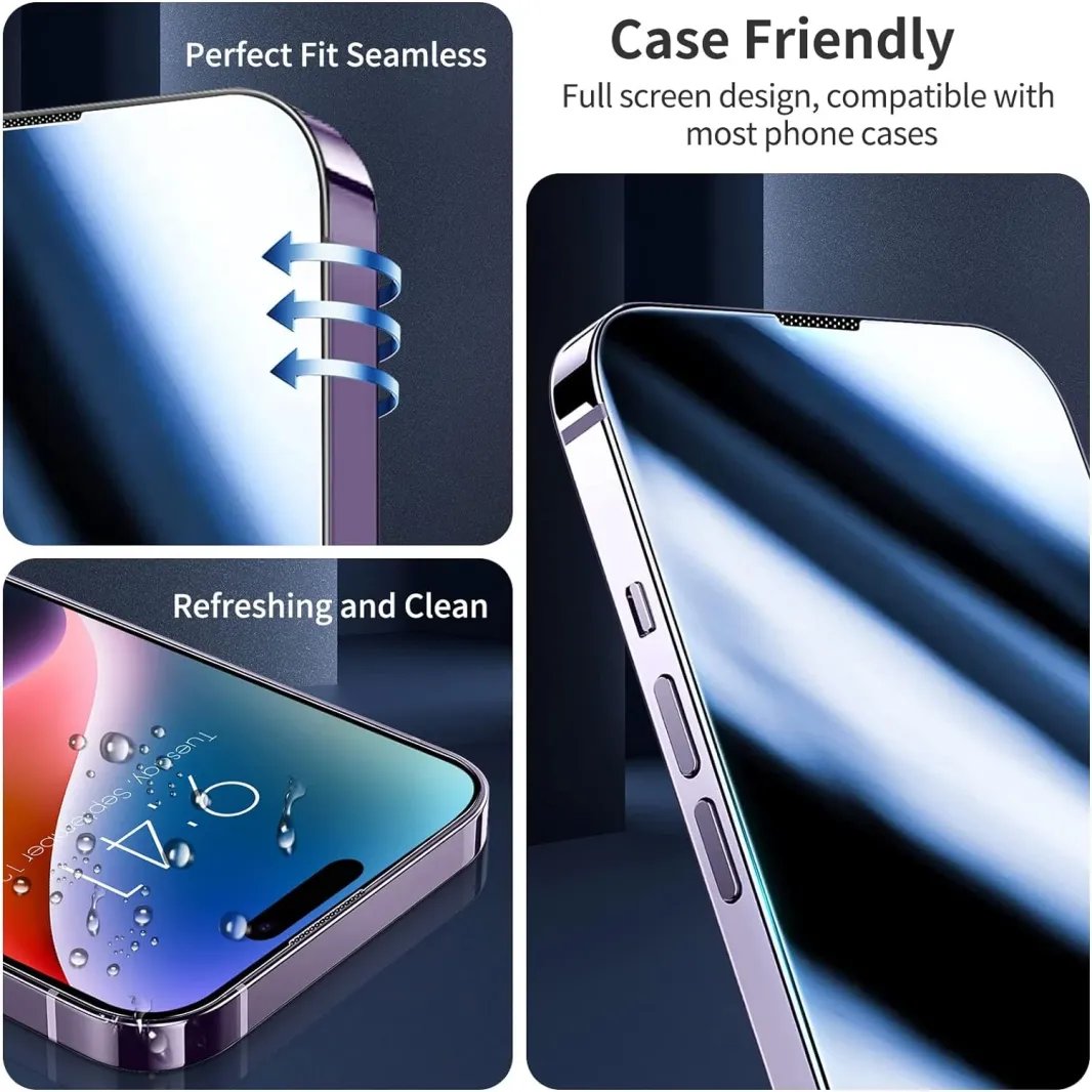 📱2024 Új, automatikusan beállító képernyővédő fólia doboz iPhone-hoz