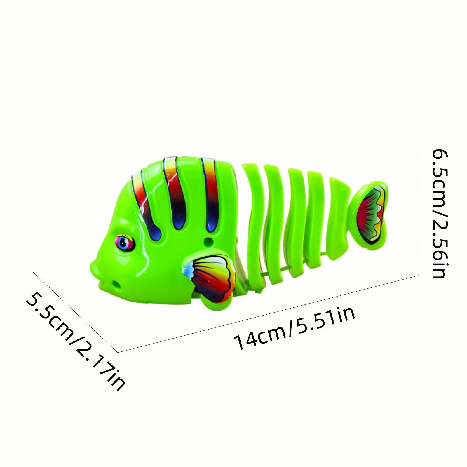 🐟Műanyag, felhúzható, mozgó halas játékok