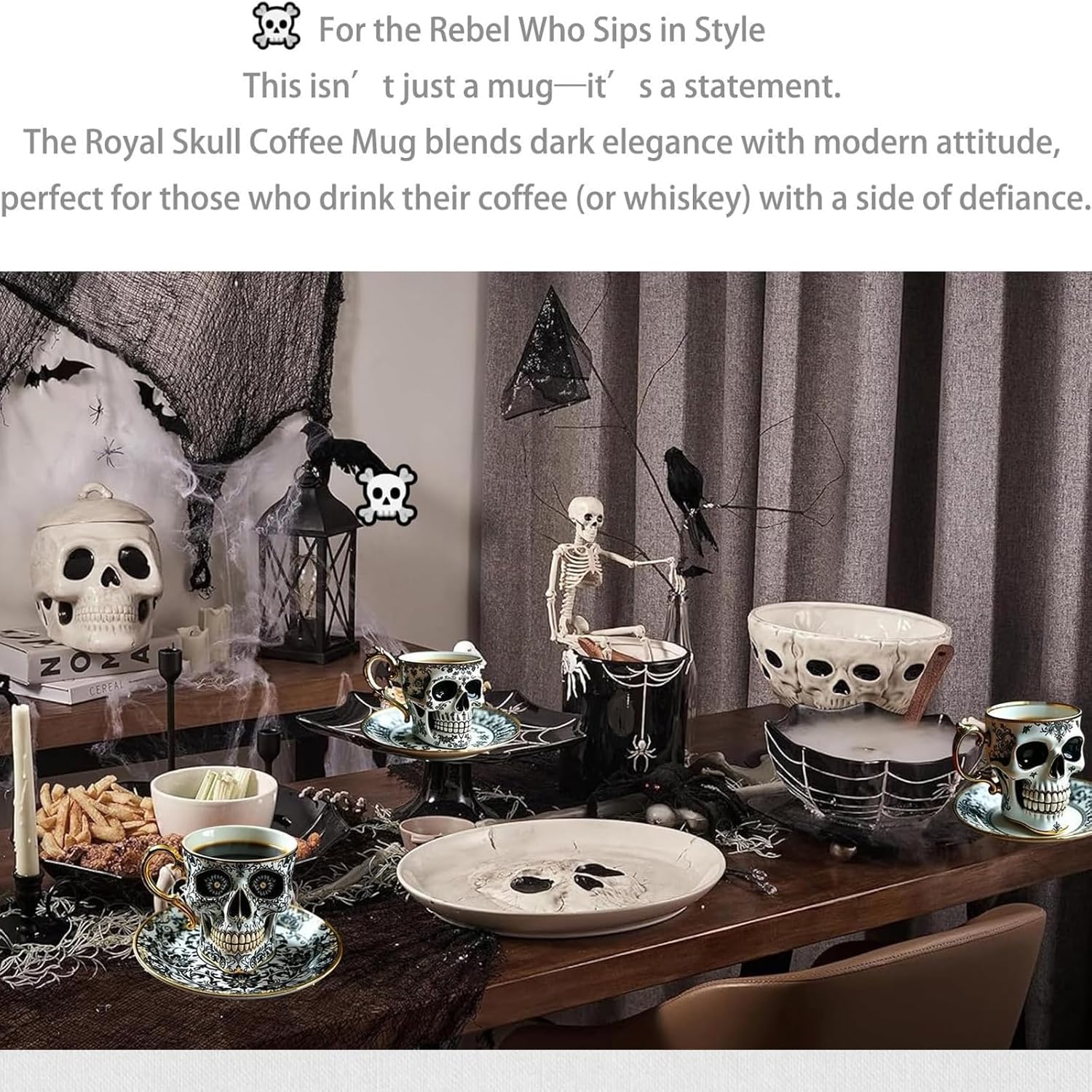 💀Királyi Koponya Kávésbögre☕