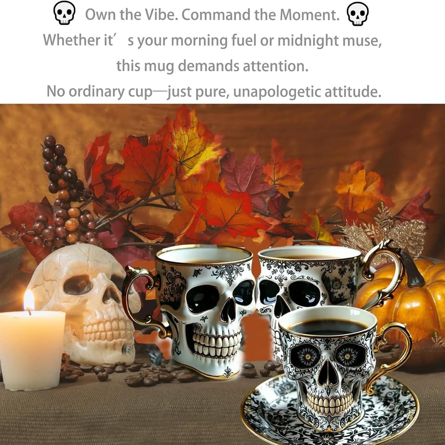 💀Királyi Koponya Kávésbögre☕