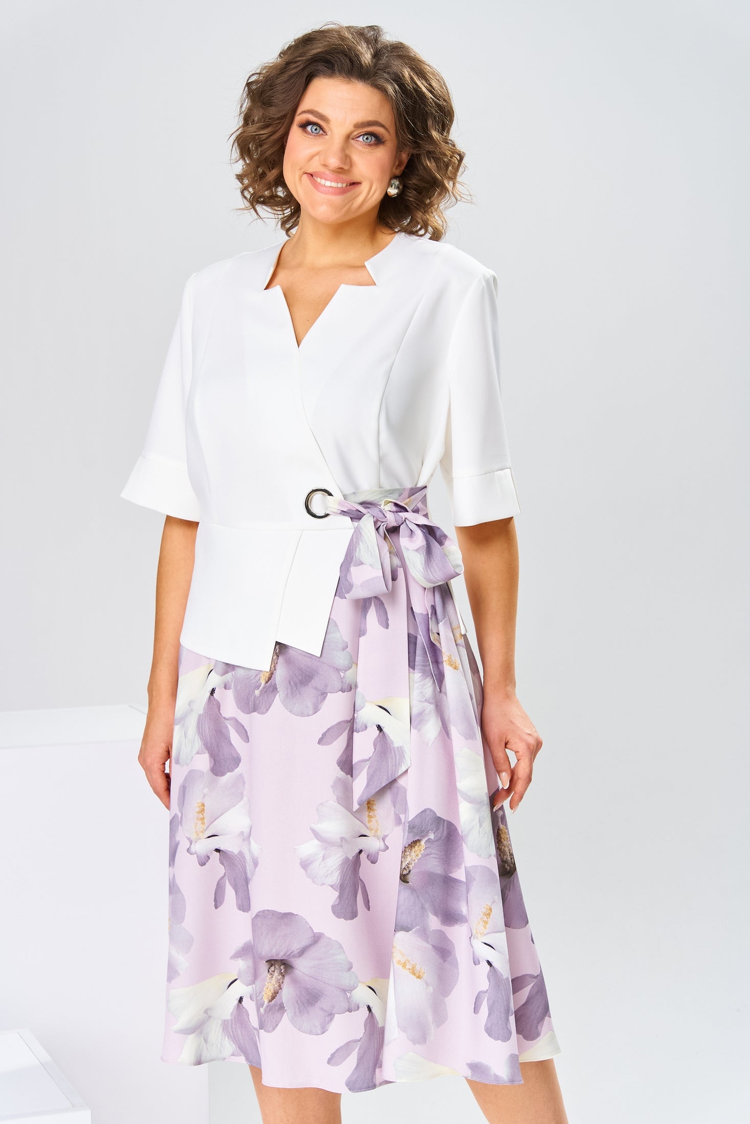 🌸[S-5XL] Kiváló minőségű pamut és selyem ruha