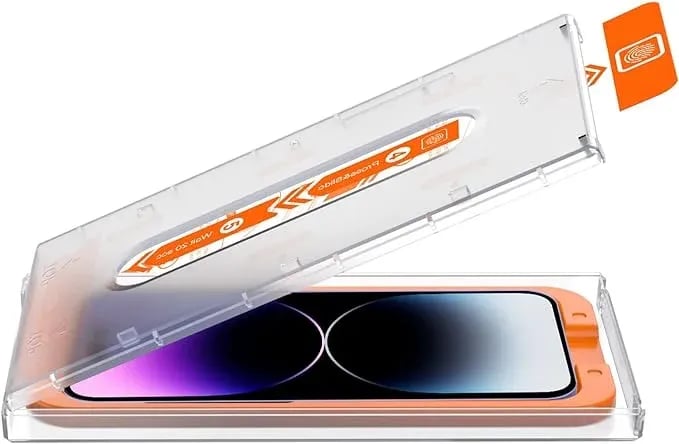 📱2024 Új, automatikusan beállító képernyővédő fólia doboz iPhone-hoz