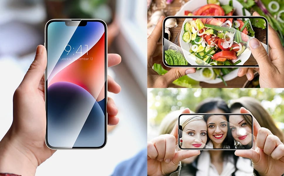 📱2024 Új, automatikusan beállító képernyővédő fólia doboz iPhone-hoz