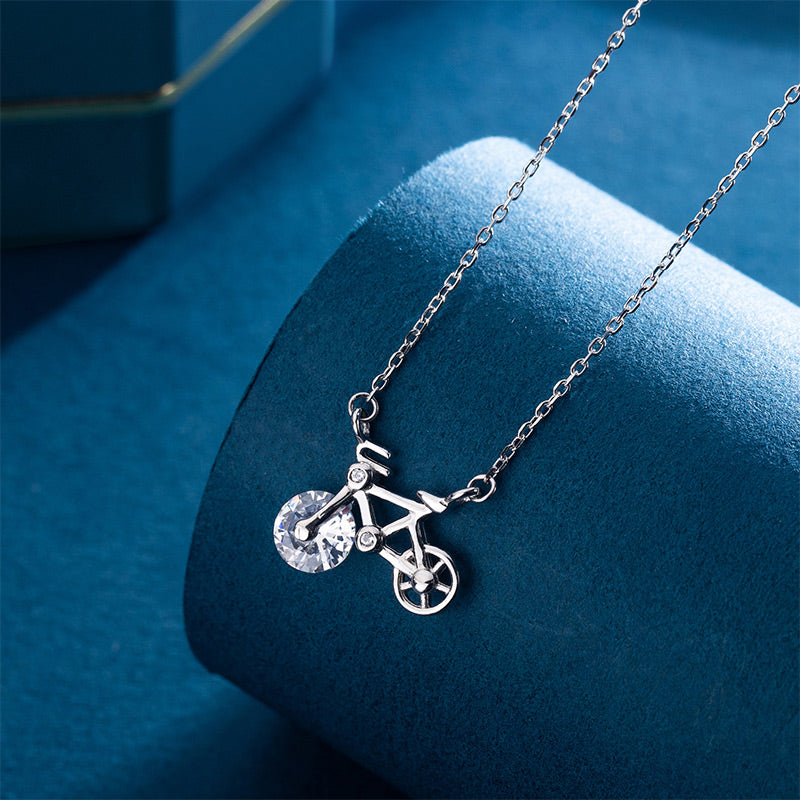 💎55% kedvezmény💎Elegáns kerékpáros medál nyaklánc nőknek