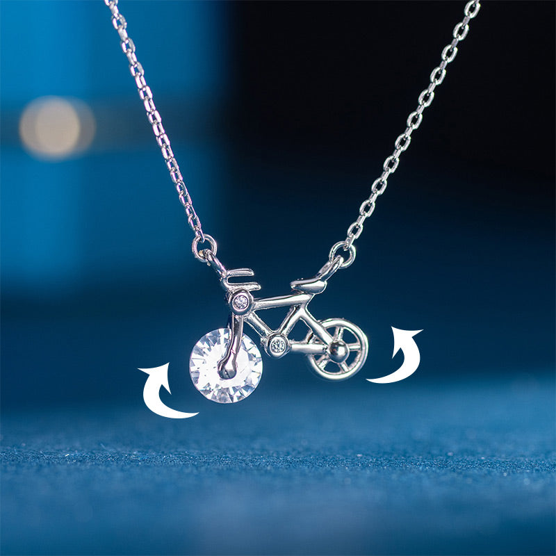 💎55% kedvezmény💎Elegáns kerékpáros medál nyaklánc nőknek